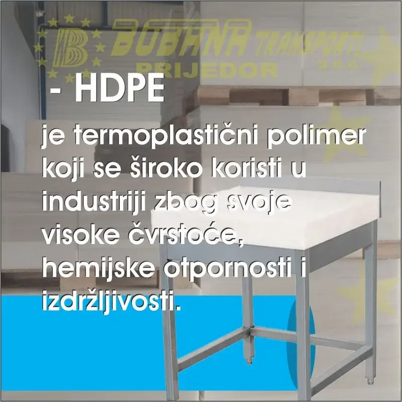 Ploče i panjevi od plastike
