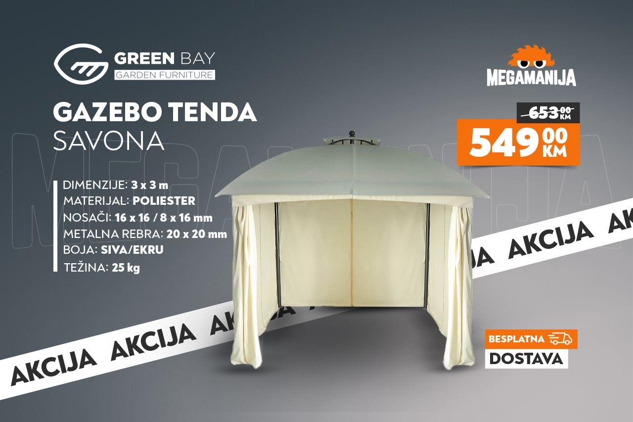Metalna gazebo tenda SAVONA