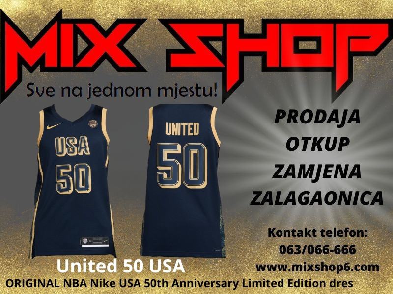 Nike USA 50th Anniversary Limited Edition NBA dres 3XL XXXL 3 XL