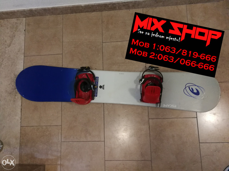 SNOWBOARD Daska + Vezovi 140 cm Bord Bordovi Vez Ski
