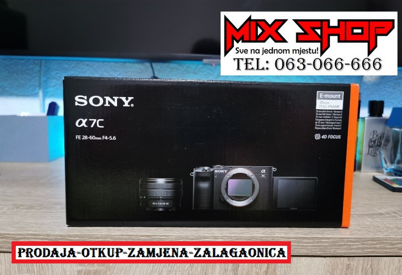 ALPHA A7C Camera +Objektiv FE 28-60mm F4-5.6 Lens Fotoaparat Body