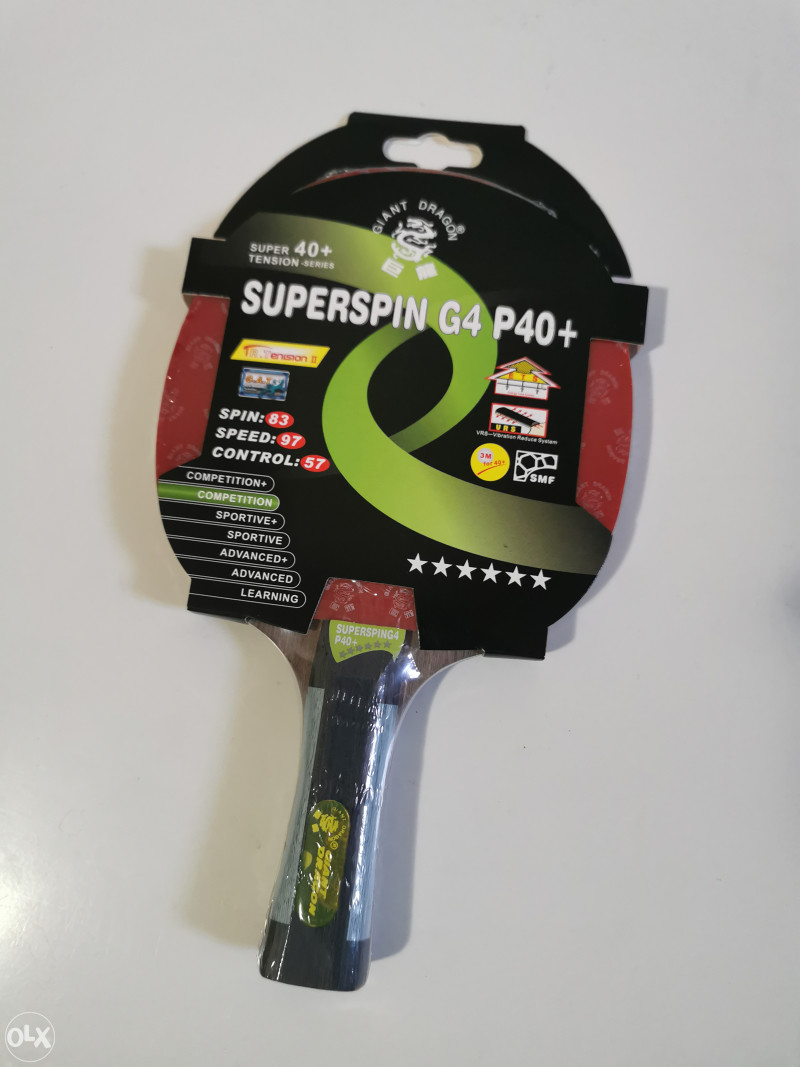 Profesionalni ITTF Reket Superspin G4 P40 Tenis Reketa
