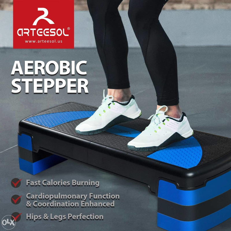 Step Klupa 3 Plava Steper Klupice Fitnes Aerobik Klupe