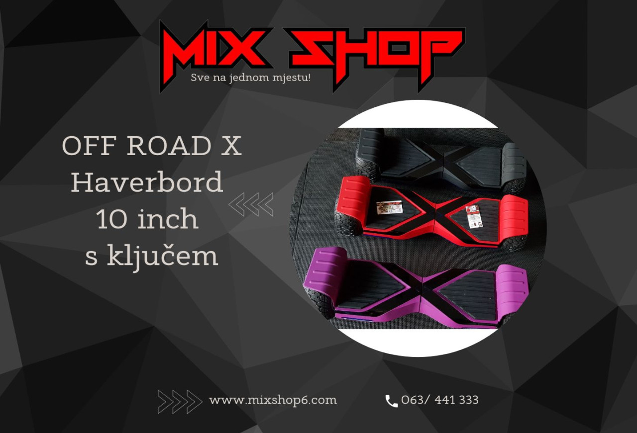 Haverboard Ključ OFF ROAD 10 inch X Haverbord Skuter