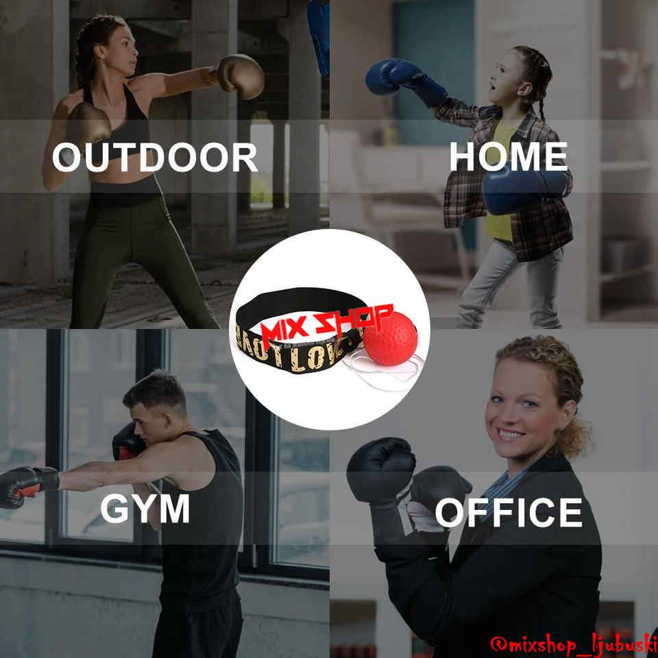 Loptice Box x3 Reflex Ball Lopta Kačenjem za boxanje refleks MMA
