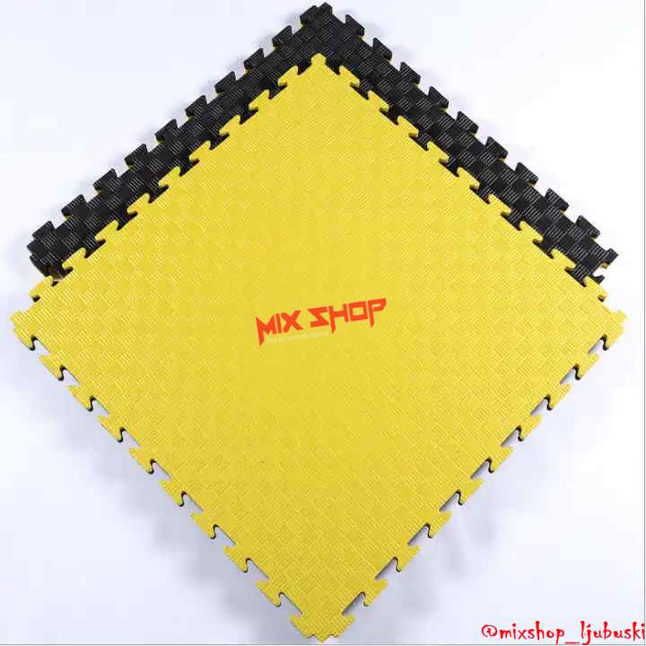 TATAMI PUZZLE 2cm Crn Prostirka Pod Trening Obloga 2 cm Strunjača