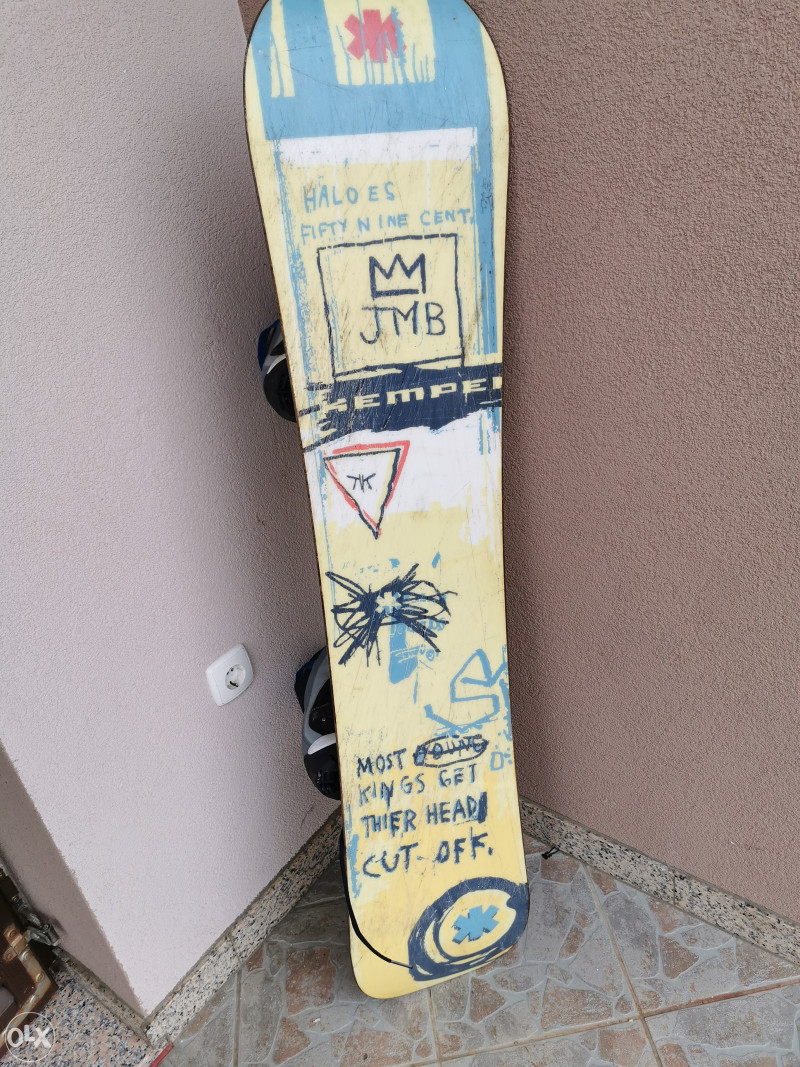 Kemper SNOWBOARD Daska Vezovi 137 cm Bord Bordovi Vez