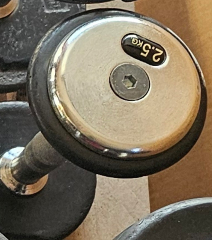 Uteg 2,5kg Bučice za Trening Tegovi Teg Uteg 2,5 kg Utezi