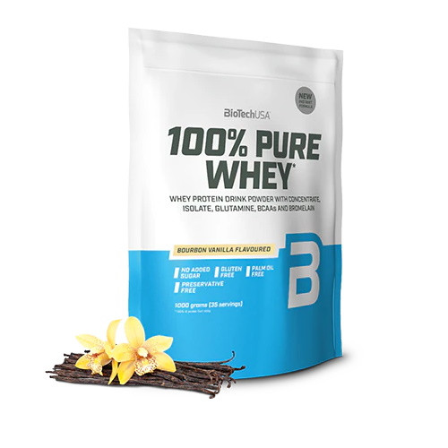 100% PURE WHEY PROTEIN 1 kg  Super Proteini za Masu biotech 1kg