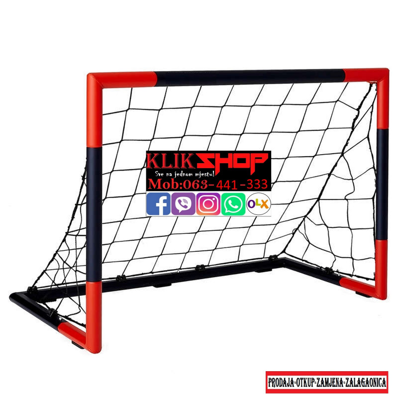 NOGOMETNI GOL +LOPTA+PUMPA  Red Nogomet Golovi Djecu