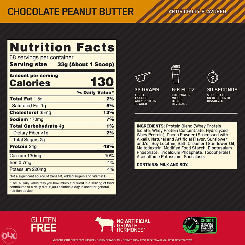ON GOLD WHEY 2 kg Protein Proteini 2000g Aminokiseline