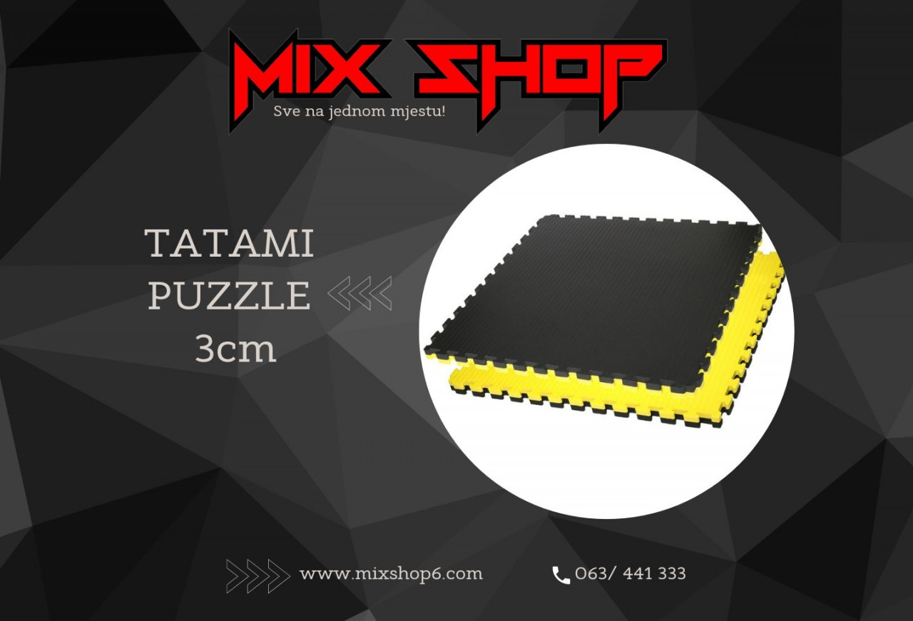 TATAMI PUZZLE 3cm Prostirka Trening pod Puzle Strunjače 3 cm