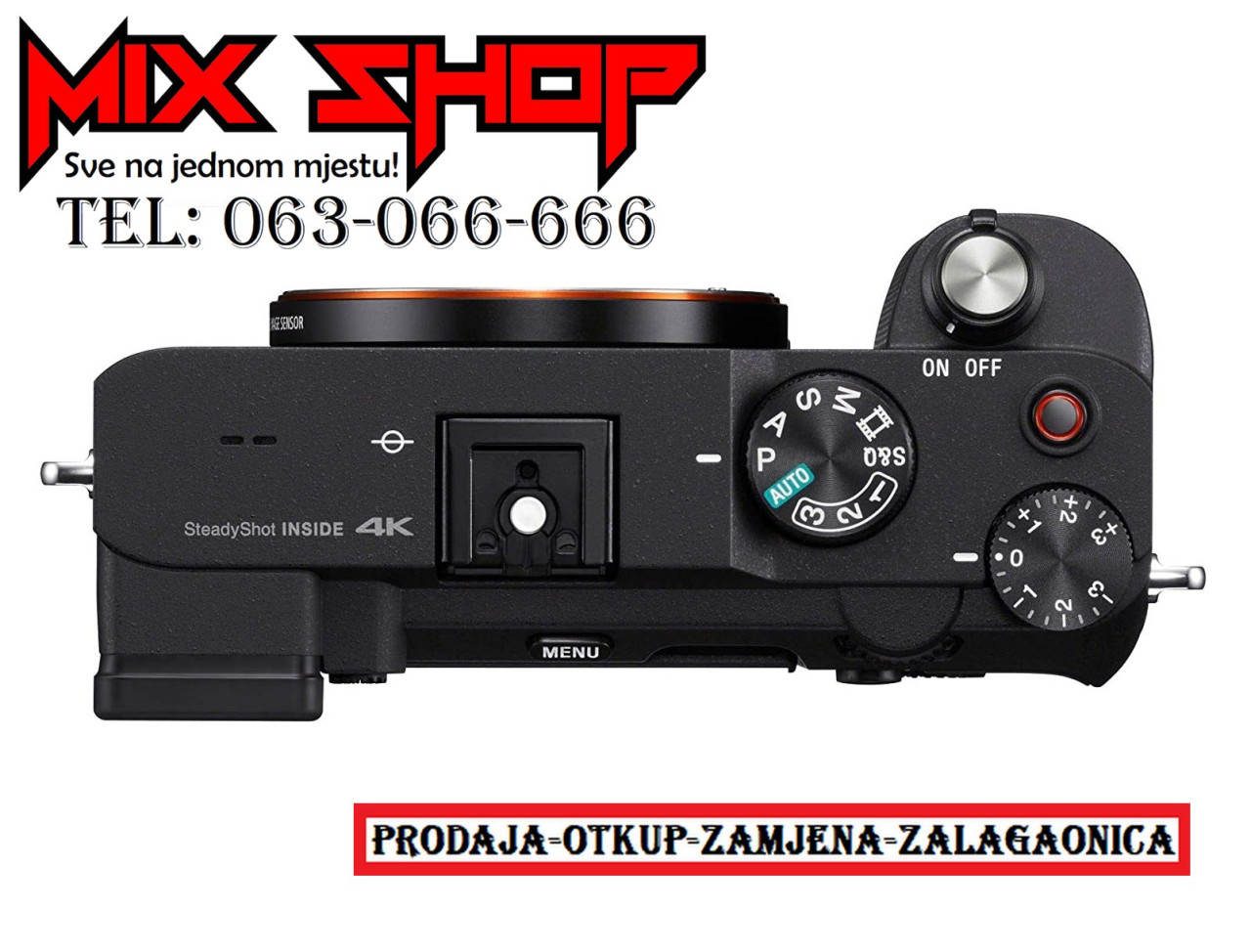 SONY ALPHA A7C Camera Body Black Fotoaparat *NOVO* Tijelo A7 C 7C
