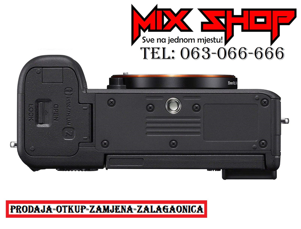 SONY ALPHA A7C Camera Body Black Fotoaparat *NOVO* Tijelo A7 C 7C