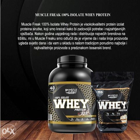 Muscle Freak 100% Isolate Whey Protein 2.5 kg Proteini