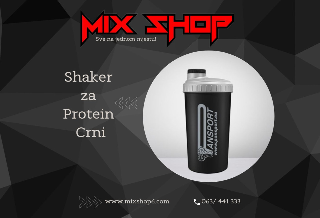 Shaker za Protein Crni Šejker Shaker Šejkeri Boca