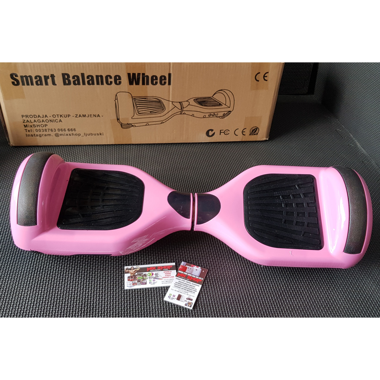 HOVERBOARD 6,5 inči Rozi Pink Bluetooth Stojeći Skuter Haverbord