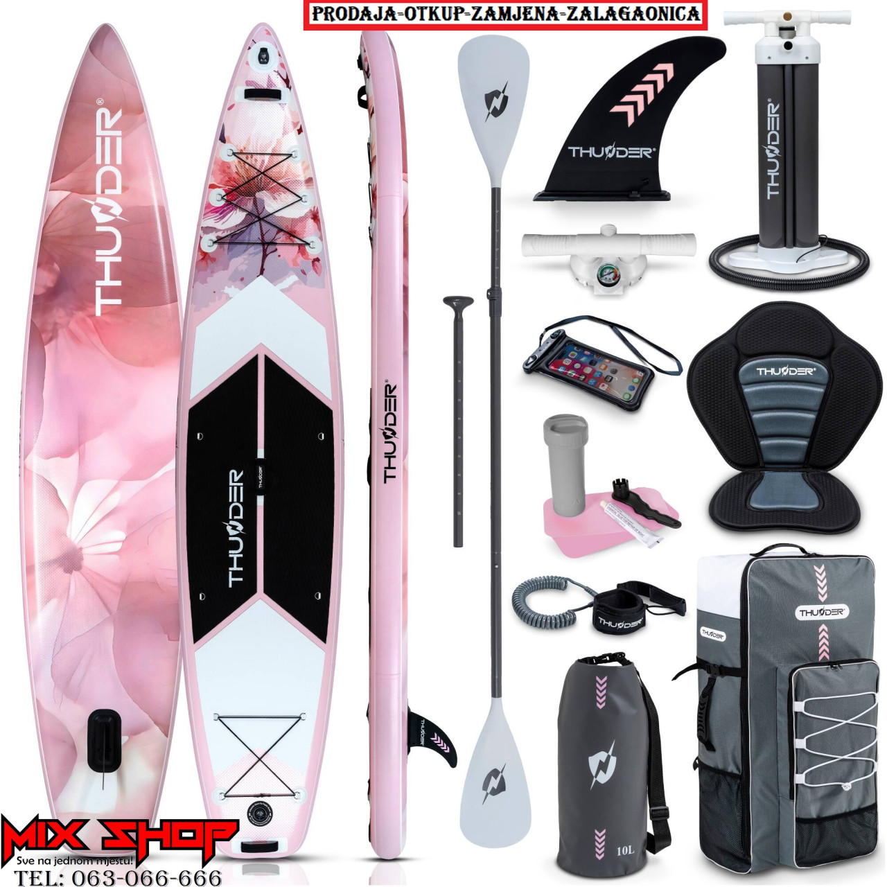 THUNDER SUP 365cm daska za surfanje sa sjedalom +OPREMA board