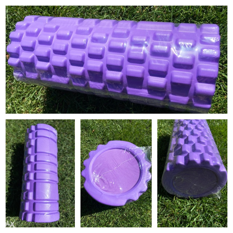 GRID Foam Roler za Masažu 2u1 Puni Masažni Valjak