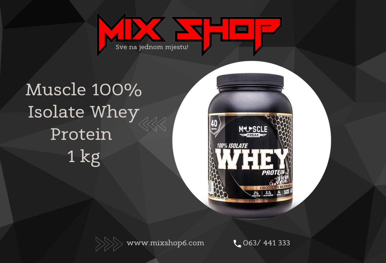 Muscle 100% Isolate Whey Protein 1 kg Proteini 1000g 1kg