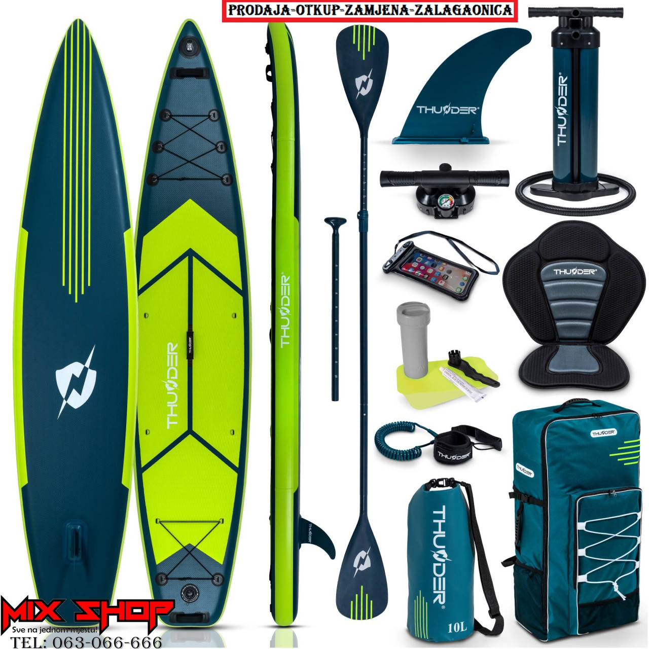 THUNDER SUP 365cm daska za surfanje sa sjedalom +OPREMA board