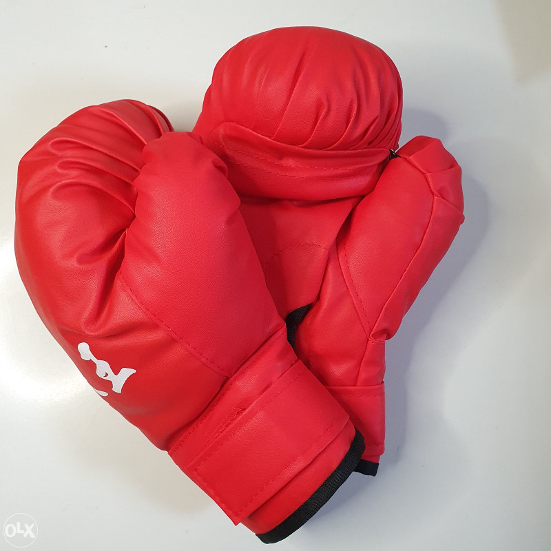 Box Rukavice 12 oz Boksačke Crvene Boks Kickboks Rukavica Djecu