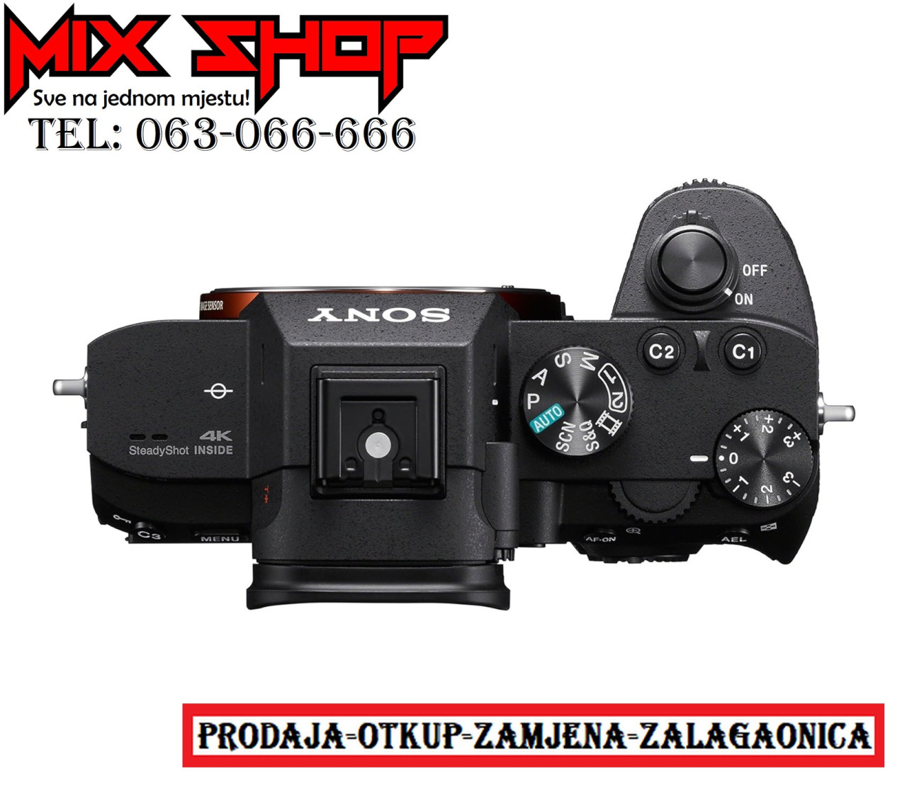 SONY ALPHA A7 III Camera Body NOVO*GARANCIJA Fotoaparat Tijelo 3