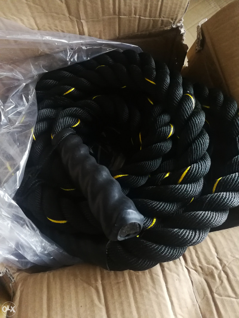 Battle Rope Konopac 12 m Žuti Trening Konop Vježbanje