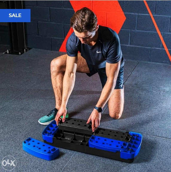 Step Klupa 3 Plava Steper Klupice Fitnes Aerobik Klupe