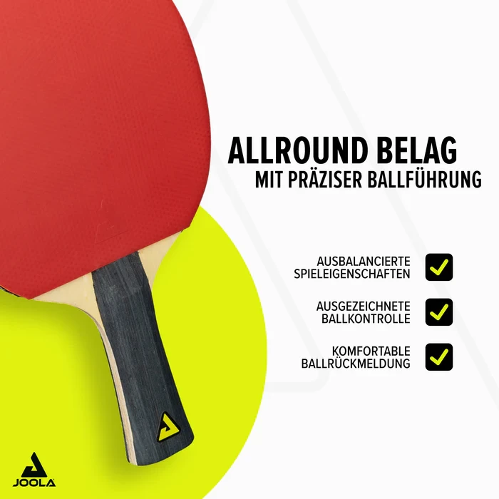JOOLA Set 4 Reketa QUATTRO 10 Lop. Stolni Tenis Reket Rekete Jola