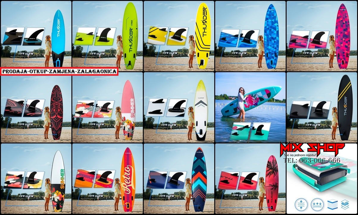 THUNDER SUP 320cm daska za surfanje sa sjedalom +OPREMA board