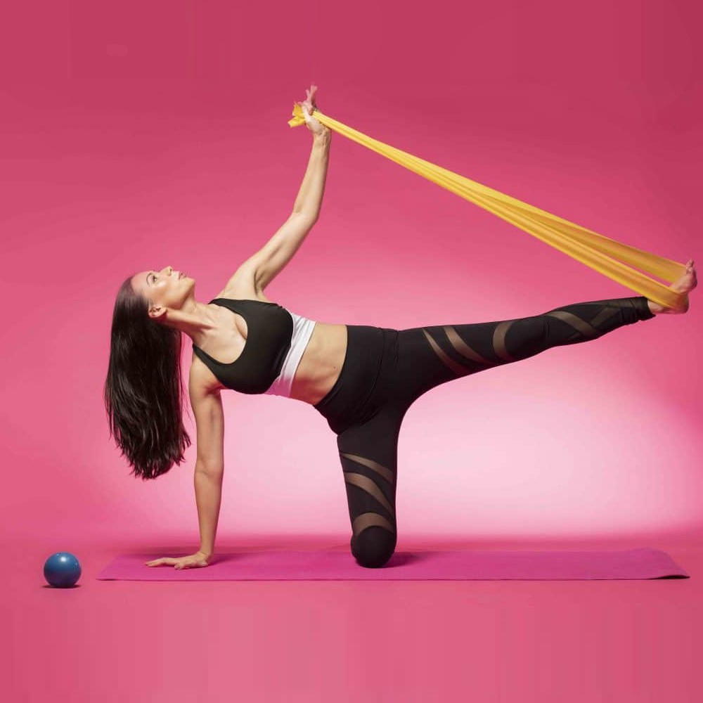 Pilates Traka Gumena Rastezljiva Latex Band Trake Mini Trakice