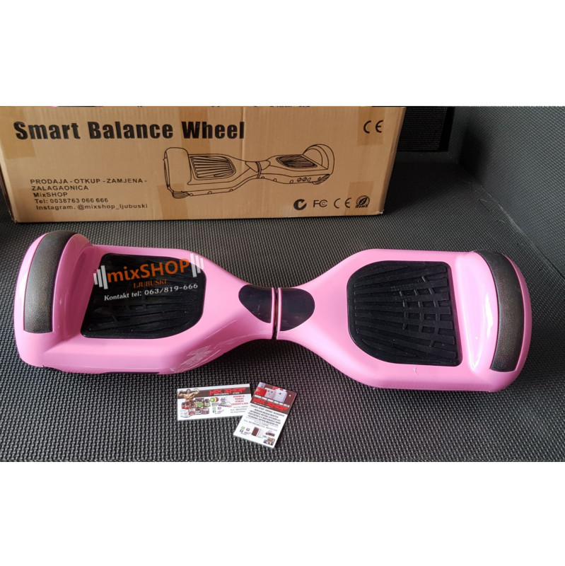HOVERBOARD 6,5 inči Rozi Pink Bluetooth Stojeći Skuter Haverbord