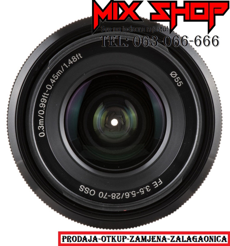 SONY OBJEKTIV FE 28-70mm F3.5-5.6 *NOVOO*GARANCIJA* OSS 28-70