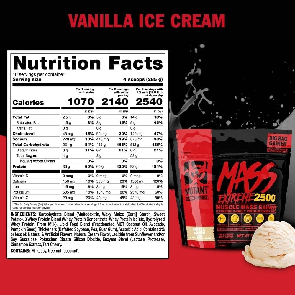 *Akcija** MUTANT MASS GAINER 2,7KG PROTEINI MASU GEJNER PROTEIN