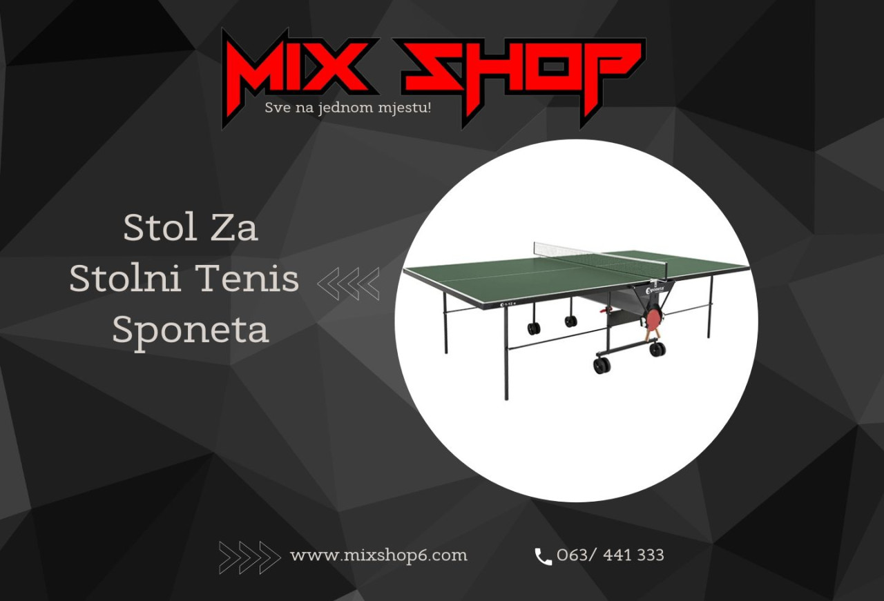 STOL ZA STOLNI Tenis Sponeta Zeleni Stoni Tennis Sto Stoni