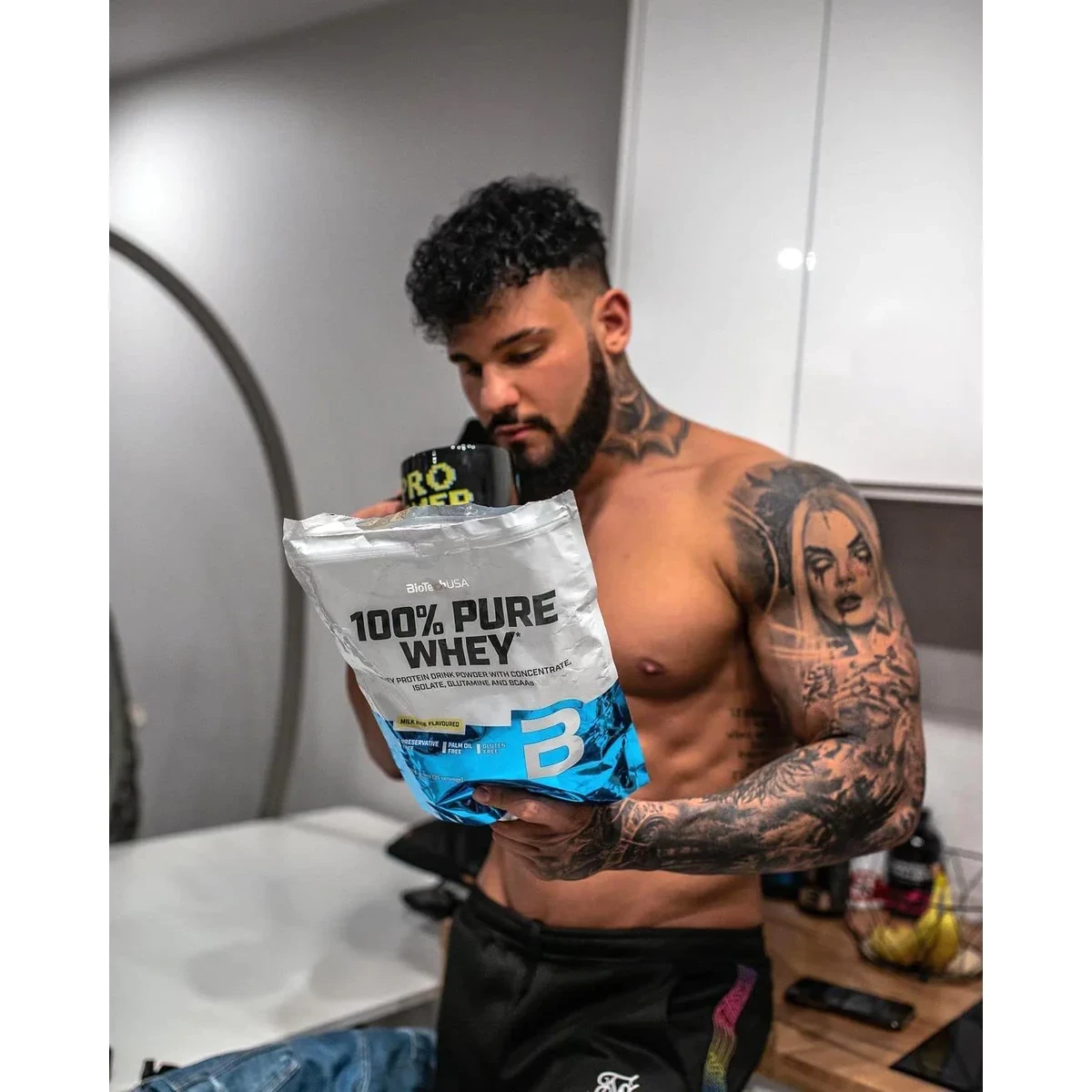 100% WHEY PROTEIN 2,3 kg Super Proteini  Masu PURE