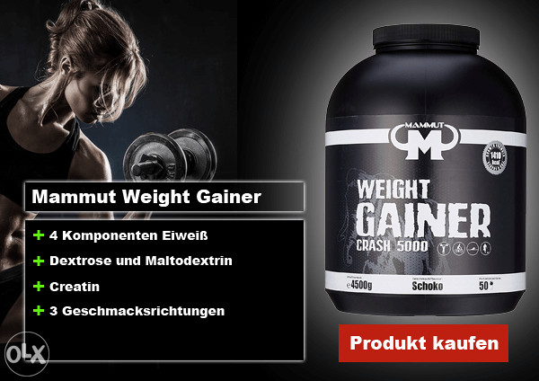 Mammut Gainer 1400g Protein 1,4kg Gejner Proteini kile mass mamut