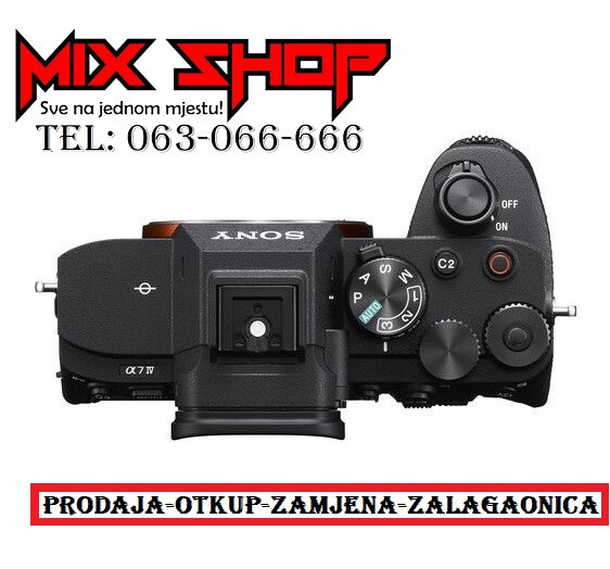 ALPHA A7 IV CAMERA BODY *TOP*Garancija* Fotoaparat Mark 7 4 a7iv