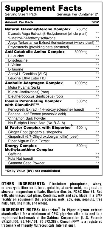 Animal M-Stak Universal HGH TEST TESTO BCAA AMINO