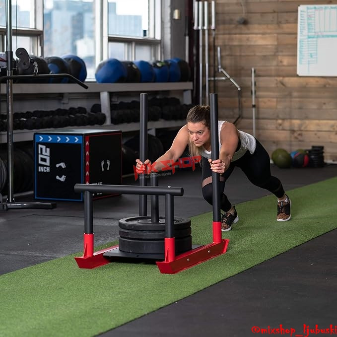 Power Saonice za Trening Sanjke Sprava za Guranje Povlačenje Sled