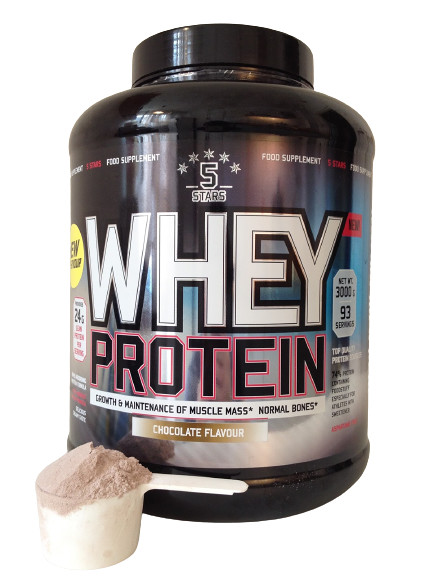 5 STAR WHEY PROTEIN 74% 3 Kg Proteini Masa Aminokiseline 3kg bcaa
