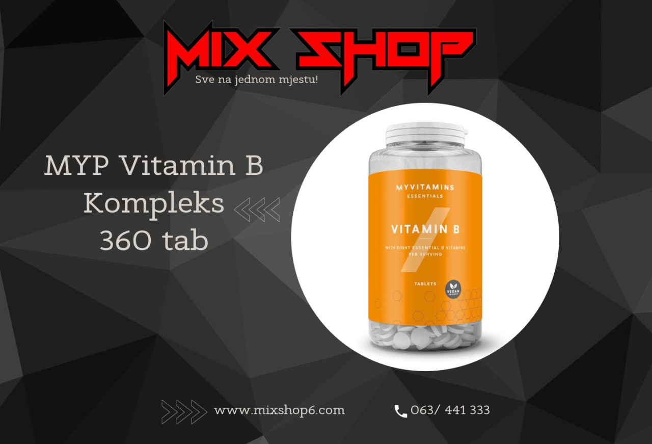 MYP Vitamin B Kompleks MyProtein Vitamini 360 tab