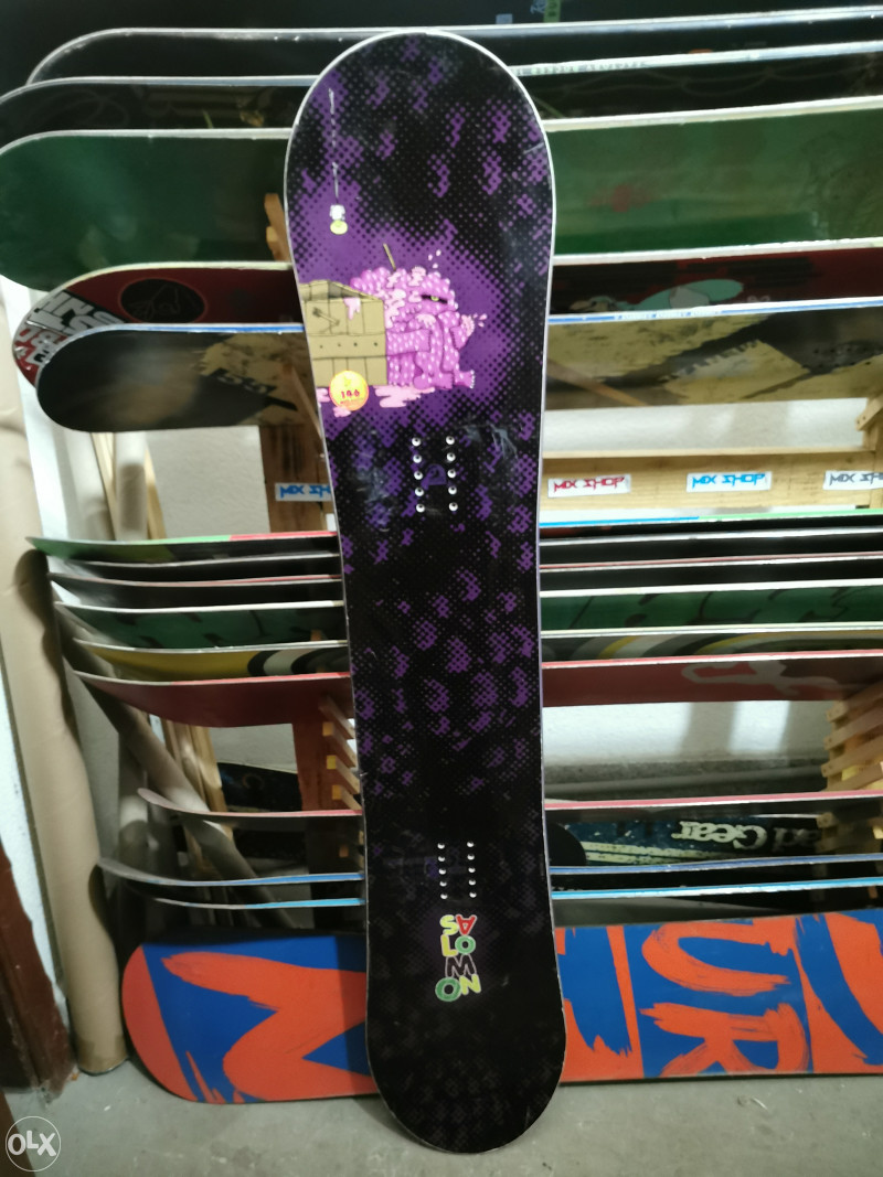 SNOWBOARD Daska + Vezovi 146 cm Bord Bordovi Salomon