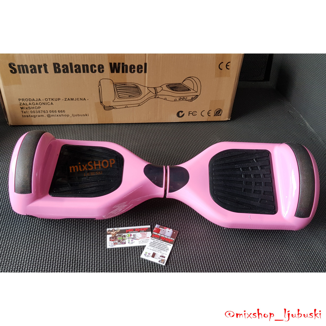 HOVERBOARD 6,5 inči Rozi Pink Bluetooth Stojeći Skuter Haverbord