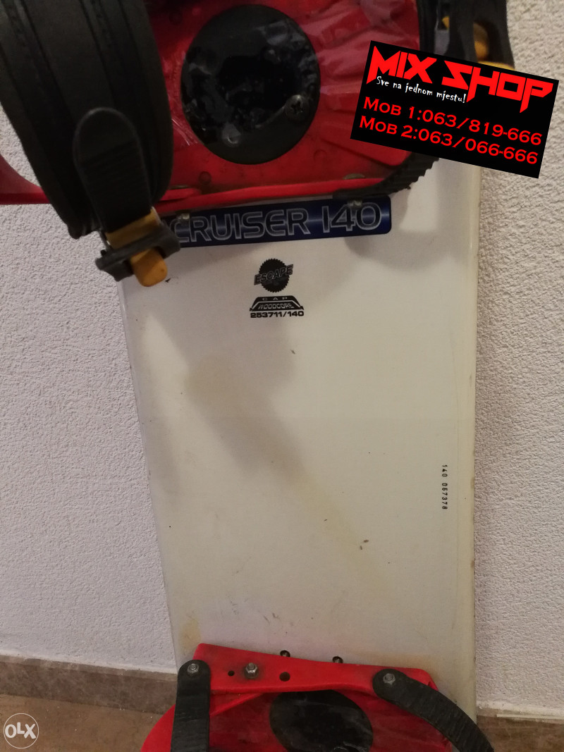 SNOWBOARD Daska + Vezovi 140 cm Bord Bordovi Vez Ski