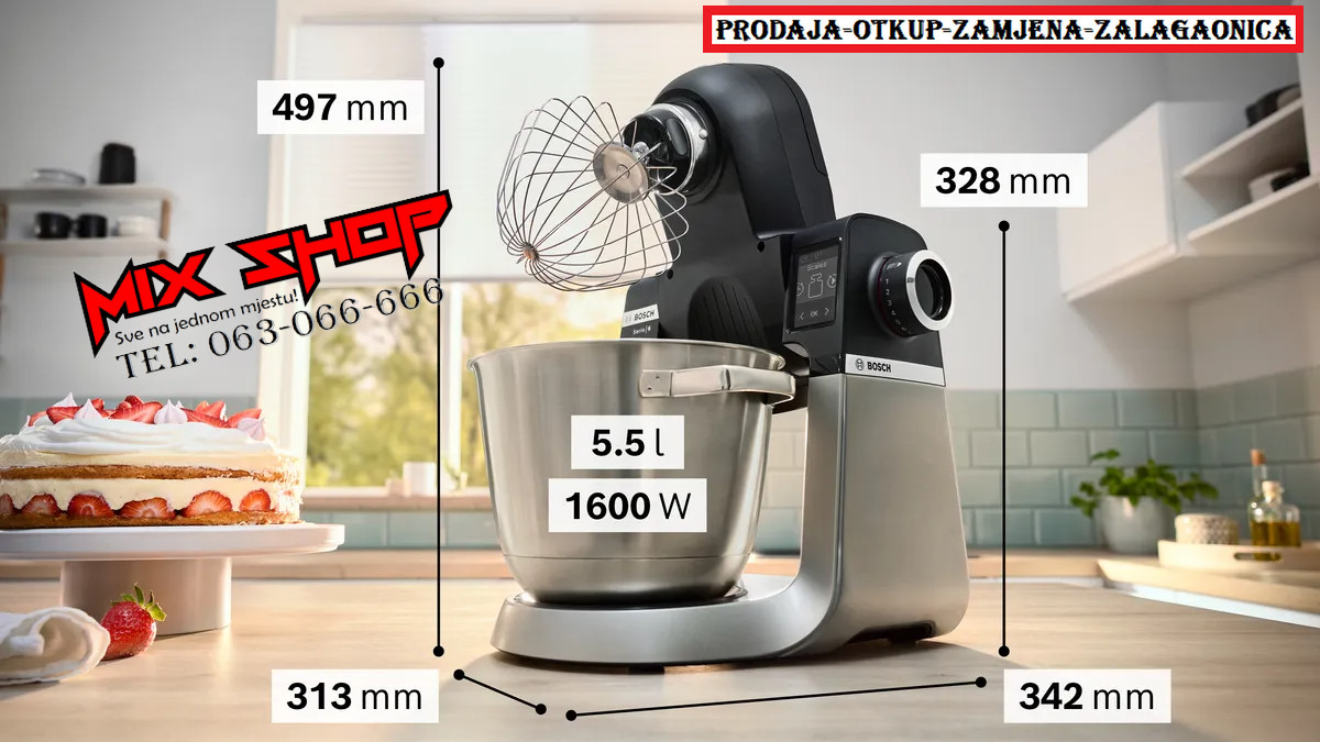 SERIES 6 Kitchen robot s vagom 1600W MUMS6ZS17 sa posudom blender