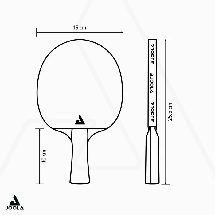 JOOLA Set 4 Reketa QUATTRO 10 Lop. Stolni Tenis Reket Rekete Jola