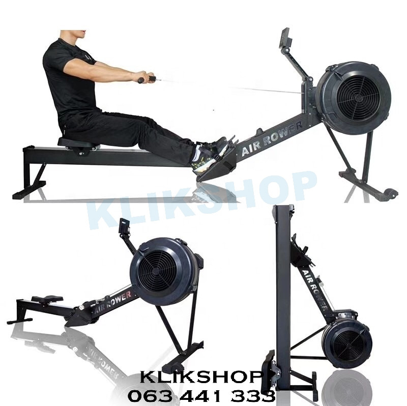AIR ROWER Veslački Ergometar Sprava za Veslanje Suho Veslo Cardio