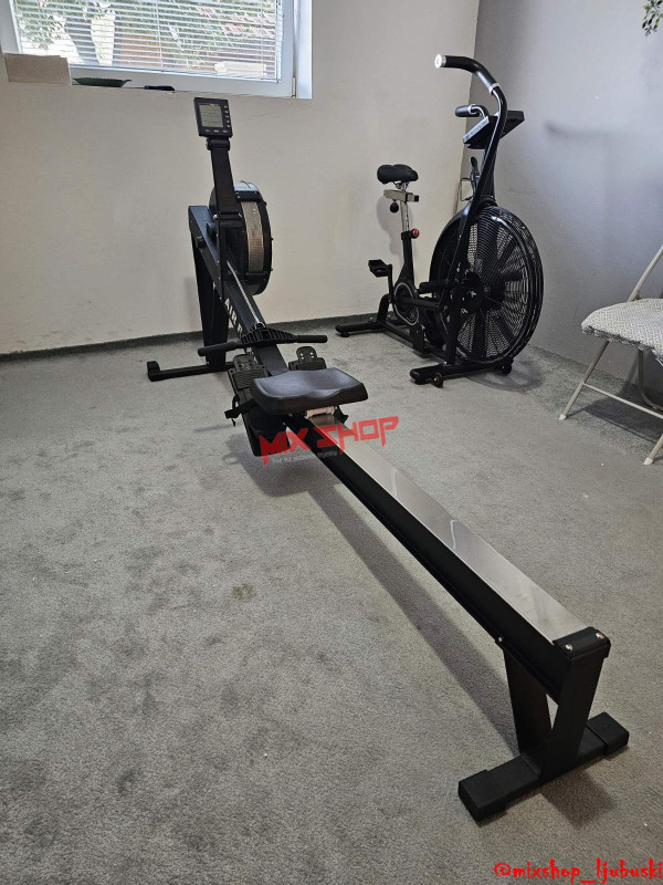 AIR ROWER Veslački Ergometar Sprava za Veslanje Suho Veslo Cardio